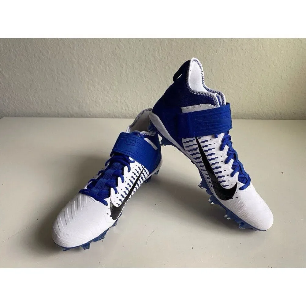 Men’s Sz 13 Nike Alpha Menace‎ Pro 2 Mid Football Cleats BV3945-101 Team Royal